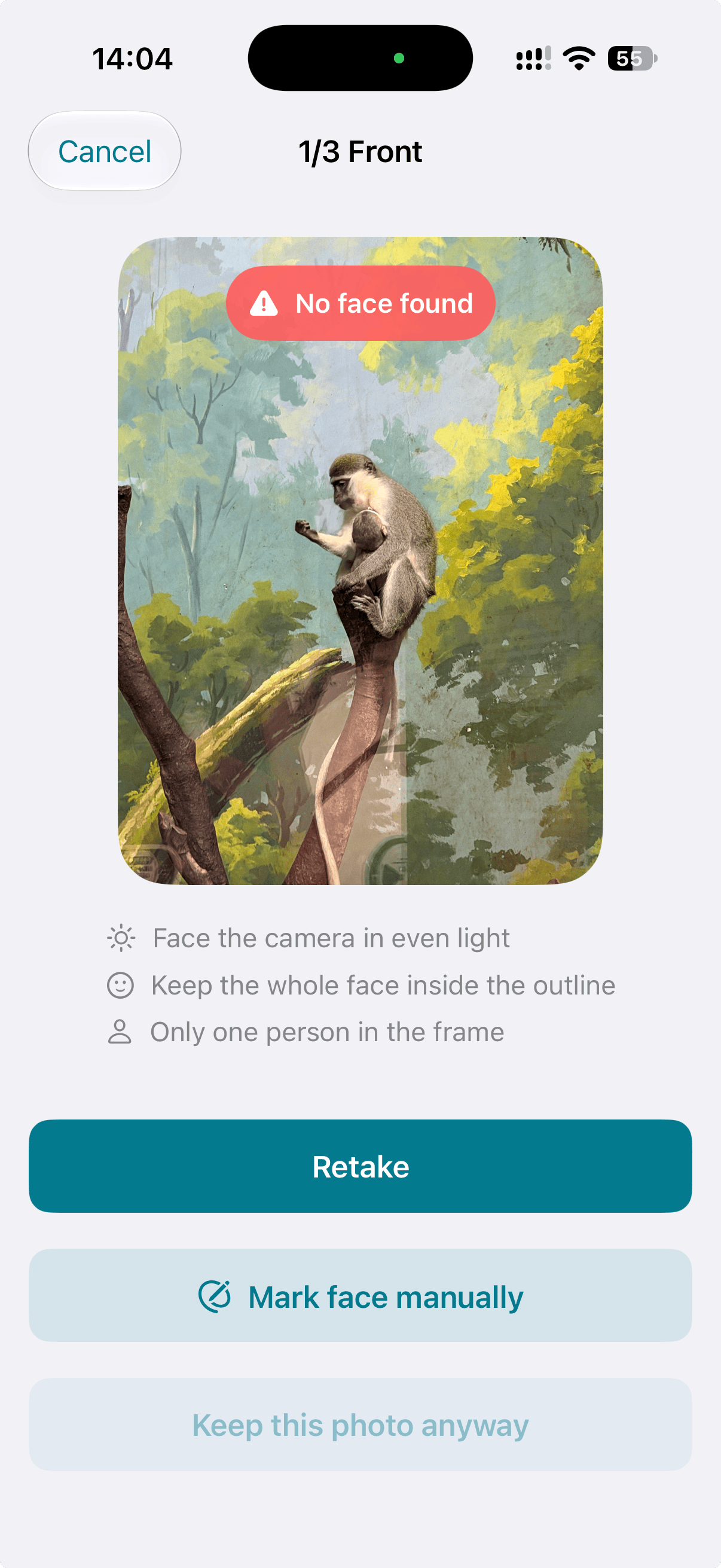 Fix photo detection problems